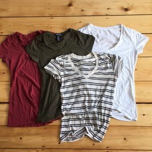 4 t-shirts $11 or 1 shirt $4